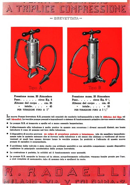 Acqua e gas giornale della Federazione nazionale fascista industrie del gas e degli acquedotti