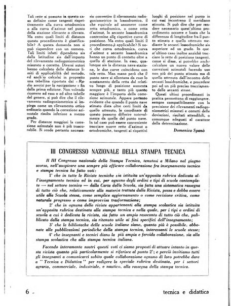 Tecnica e didattica supplemento mensile della rivista Istruzione tecnica