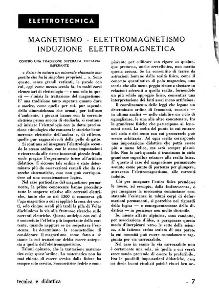 Tecnica e didattica supplemento mensile della rivista Istruzione tecnica