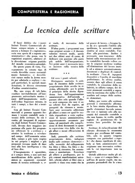 Tecnica e didattica supplemento mensile della rivista Istruzione tecnica