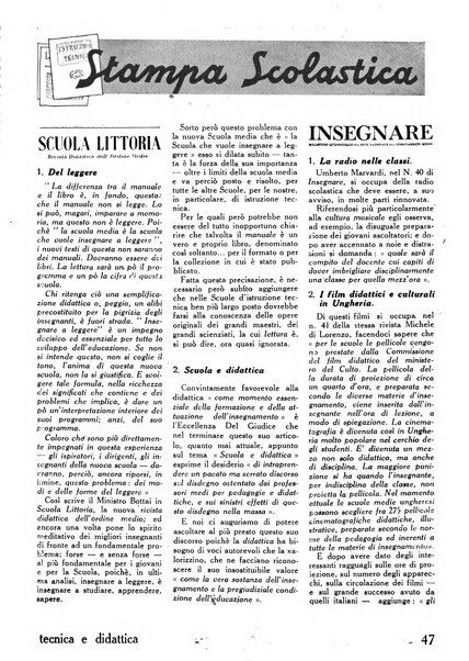 Tecnica e didattica supplemento mensile della rivista Istruzione tecnica