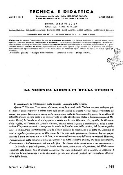 Tecnica e didattica supplemento mensile della rivista Istruzione tecnica