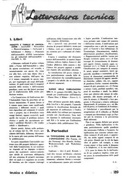 Tecnica e didattica supplemento mensile della rivista Istruzione tecnica