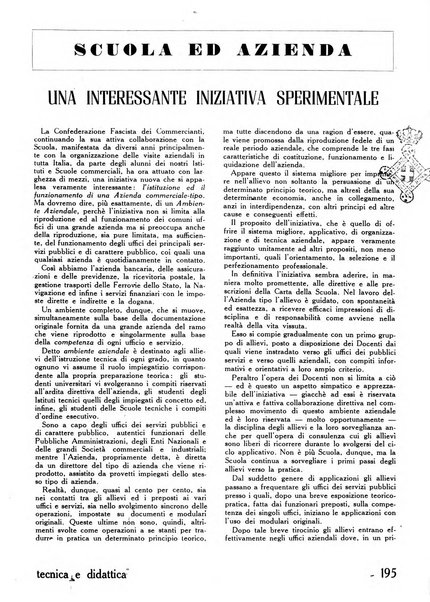 Tecnica e didattica supplemento mensile della rivista Istruzione tecnica