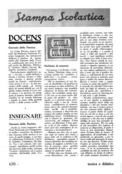 Tecnica e didattica supplemento mensile della rivista Istruzione tecnica