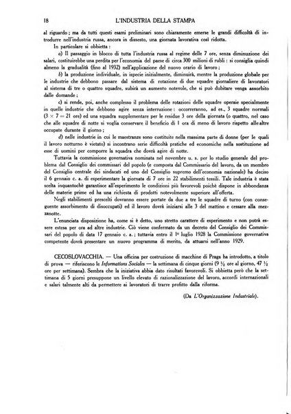 L'industria della stampa [organo ufficiale della Federazione nazionale fascista dell'industria grafica e affini]