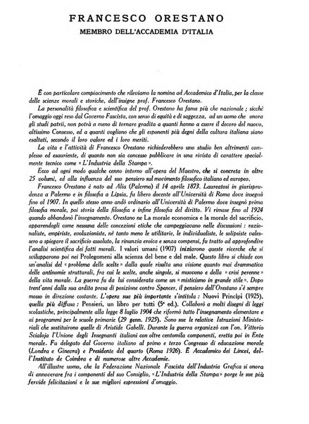 L'industria della stampa [organo ufficiale della Federazione nazionale fascista dell'industria grafica e affini]