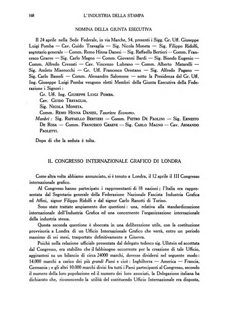 L'industria della stampa [organo ufficiale della Federazione nazionale fascista dell'industria grafica e affini]