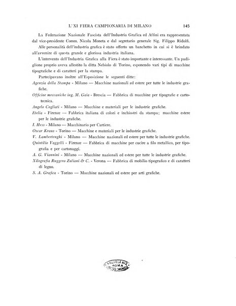 L'industria della stampa [organo ufficiale della Federazione nazionale fascista dell'industria grafica e affini]