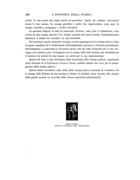 L'industria della stampa [organo ufficiale della Federazione nazionale fascista dell'industria grafica e affini]