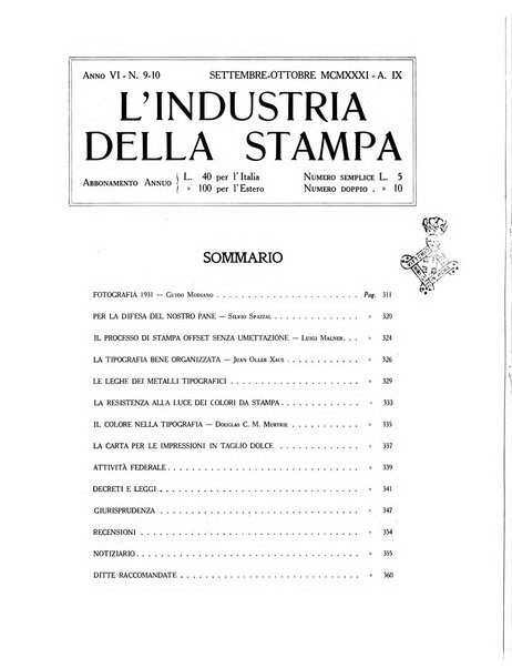 L'industria della stampa [organo ufficiale della Federazione nazionale fascista dell'industria grafica e affini]