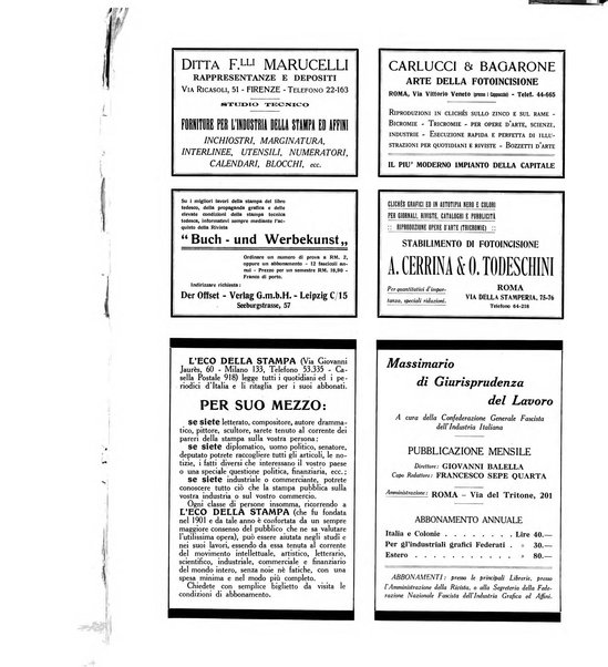 L'industria della stampa [organo ufficiale della Federazione nazionale fascista dell'industria grafica e affini]