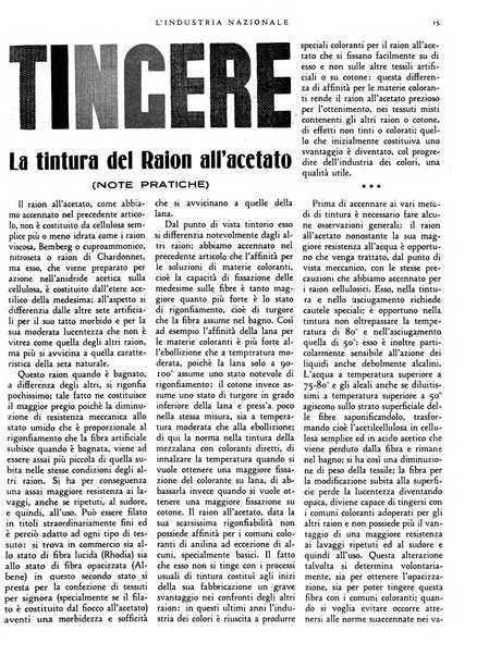 L'industria nazionale rivista mensile dell'autarchia