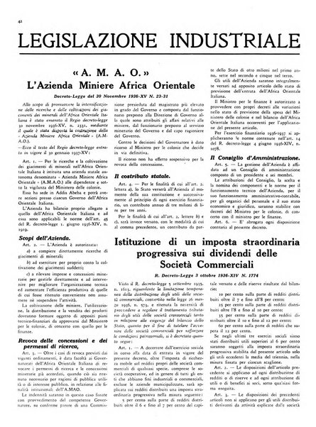 L'industria nazionale rivista mensile dell'autarchia