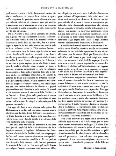 L'industria nazionale rivista mensile dell'autarchia