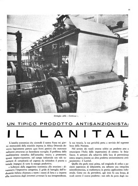 L'industria nazionale rivista mensile dell'autarchia