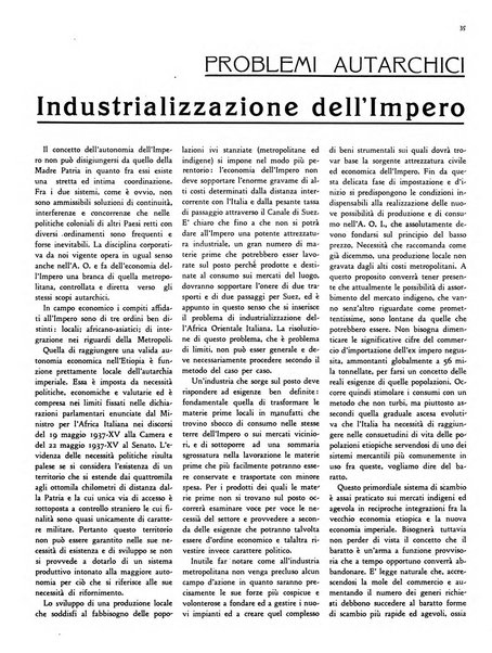 L'industria nazionale rivista mensile dell'autarchia