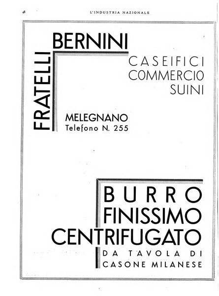 L'industria nazionale rivista mensile dell'autarchia