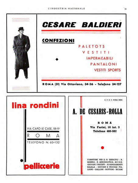 L'industria nazionale rivista mensile dell'autarchia