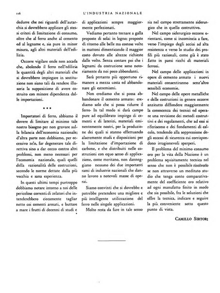 L'industria nazionale rivista mensile dell'autarchia