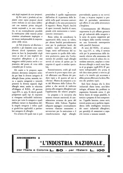 L'industria nazionale rivista mensile dell'autarchia