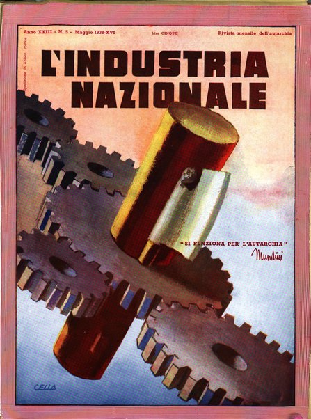 L'industria nazionale rivista mensile dell'autarchia