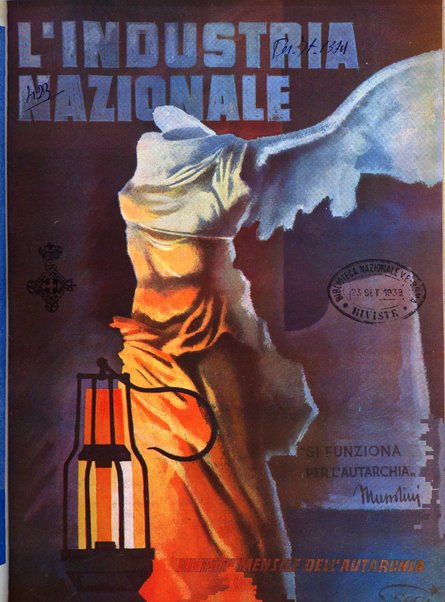 L'industria nazionale rivista mensile dell'autarchia