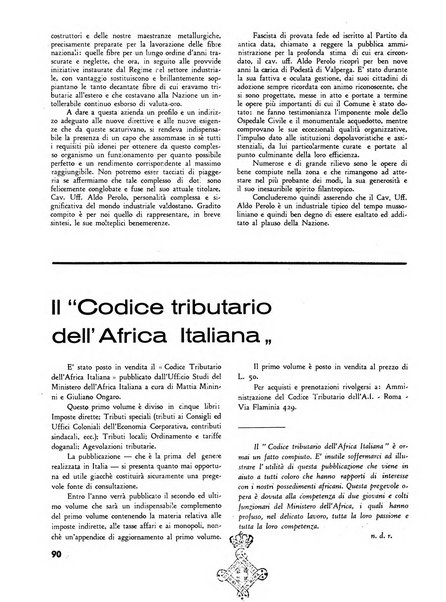 L'industria nazionale rivista mensile dell'autarchia