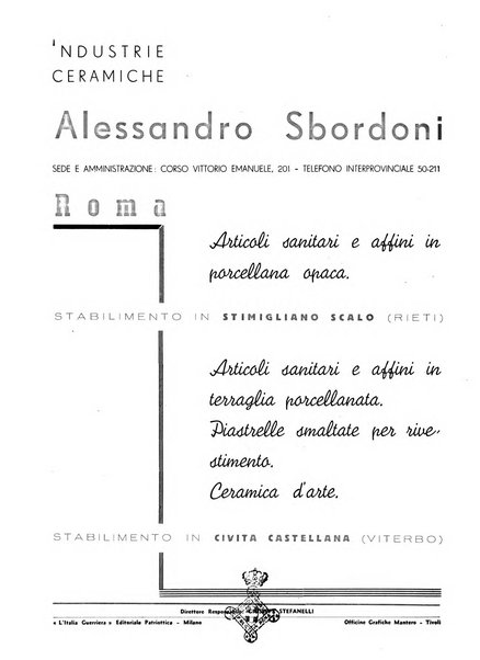 L'industria nazionale rivista mensile dell'autarchia