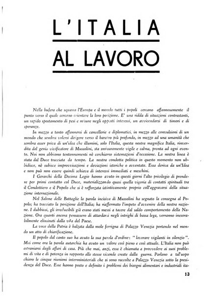 L'industria nazionale rivista mensile dell'autarchia