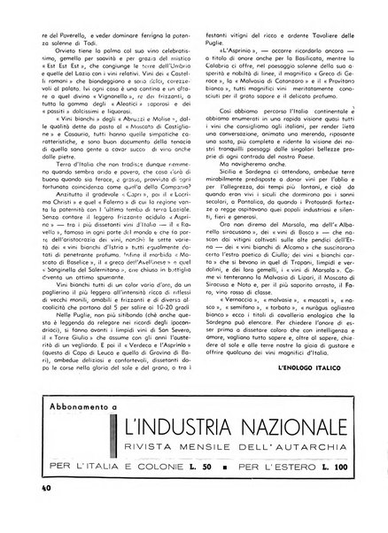 L'industria nazionale rivista mensile dell'autarchia