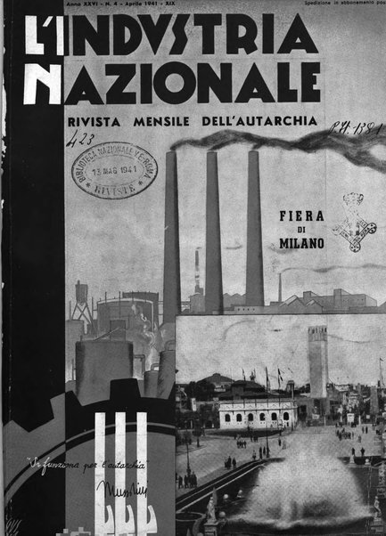 L'industria nazionale rivista mensile dell'autarchia