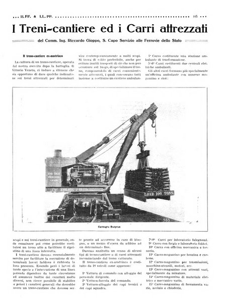 Rivista delle industrie ferroviarie e dei lavori pubblici grande rassegna di politica economica e di tecnica industriale