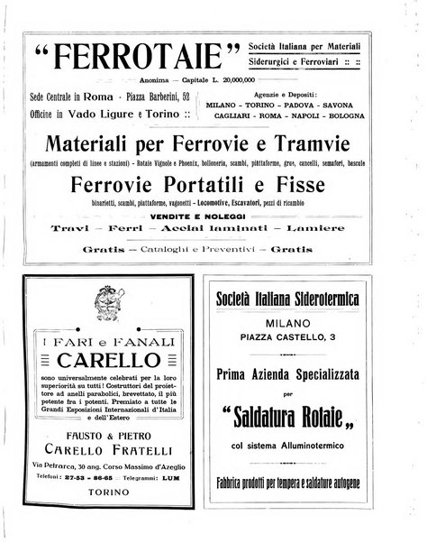 Rivista delle industrie ferroviarie e dei lavori pubblici grande rassegna di politica economica e di tecnica industriale