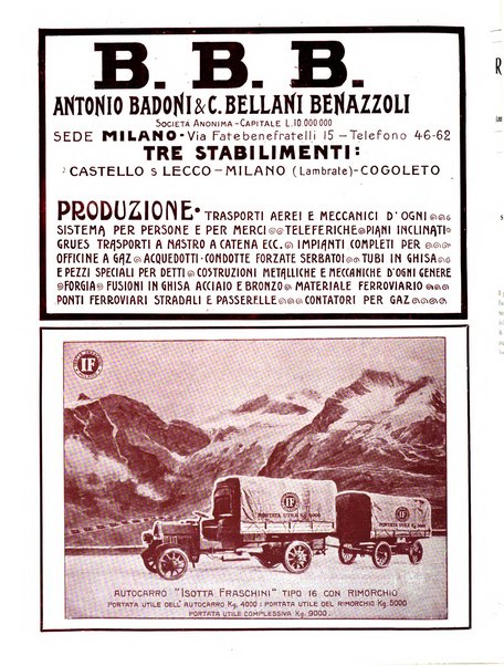 Rivista delle industrie ferroviarie e dei lavori pubblici grande rassegna di politica economica e di tecnica industriale