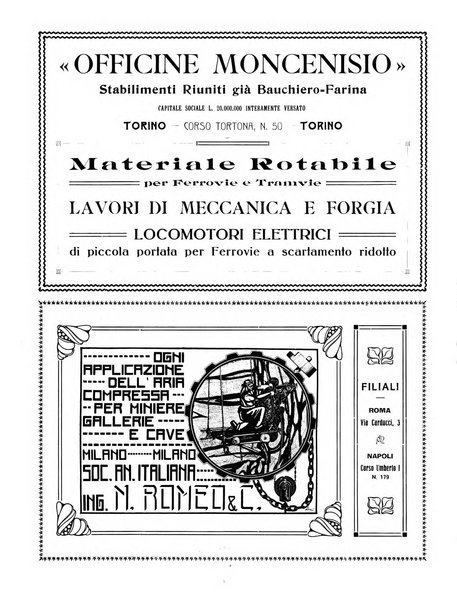 Rivista delle industrie ferroviarie e dei lavori pubblici grande rassegna di politica economica e di tecnica industriale