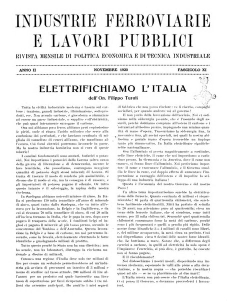 Rivista delle industrie ferroviarie e dei lavori pubblici grande rassegna di politica economica e di tecnica industriale