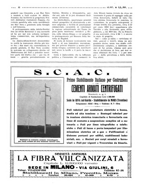 Rivista delle industrie ferroviarie e dei lavori pubblici grande rassegna di politica economica e di tecnica industriale