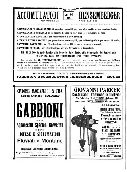 Rivista delle industrie ferroviarie e dei lavori pubblici grande rassegna di politica economica e di tecnica industriale