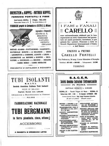 Rivista delle industrie ferroviarie e dei lavori pubblici grande rassegna di politica economica e di tecnica industriale