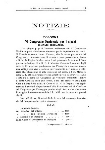 Rivista di tiflologia e per la prevenzione della cecita