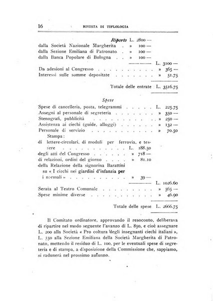 Rivista di tiflologia e per la prevenzione della cecita