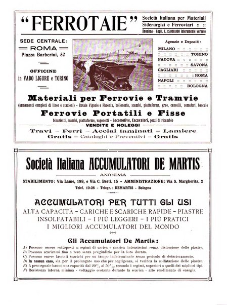 Rivista delle industrie elettro-ferroviarie e dei lavori pubblici grande rassegna mensile di politica economica e di tecnica industriale