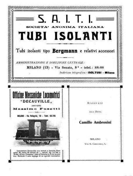 Rivista delle industrie elettro-ferroviarie e dei lavori pubblici grande rassegna mensile di politica economica e di tecnica industriale