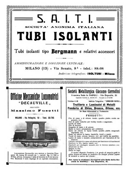 Rivista delle industrie elettro-ferroviarie e dei lavori pubblici grande rassegna mensile di politica economica e di tecnica industriale