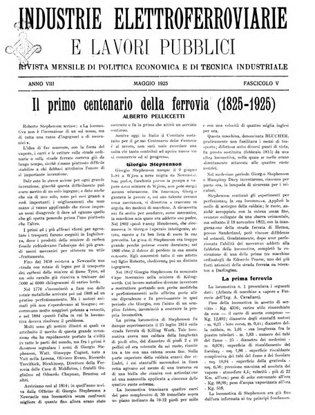 Rivista delle industrie elettro-ferroviarie e dei lavori pubblici grande rassegna mensile di politica economica e di tecnica industriale