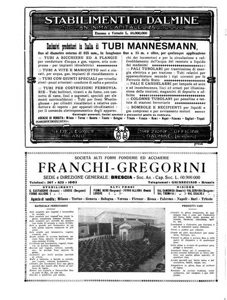 Rivista delle industrie elettro-ferroviarie e dei lavori pubblici grande rassegna mensile di politica economica e di tecnica industriale