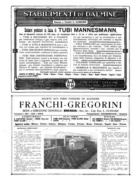 Rivista delle industrie elettro-ferroviarie e dei lavori pubblici grande rassegna mensile di politica economica e di tecnica industriale