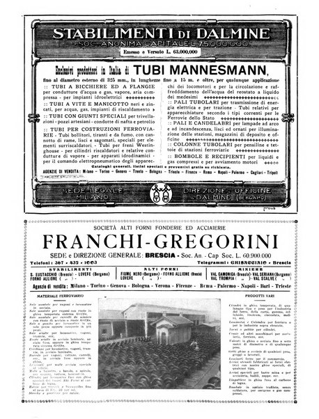 Rivista delle industrie elettro-ferroviarie e dei lavori pubblici grande rassegna mensile di politica economica e di tecnica industriale