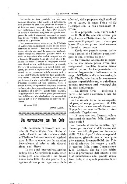 La rivista verde per la popolarizzazione dell'Istituto agrario internazionale